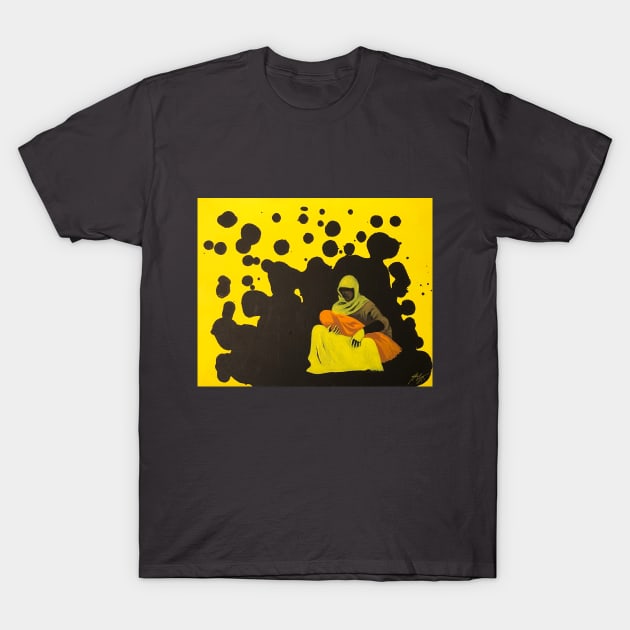 Oil Stain 2 T-Shirt by MikeCottoArt